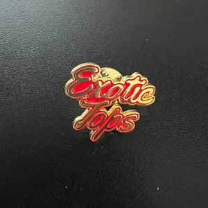 Exotic Top Pin Gold/Red