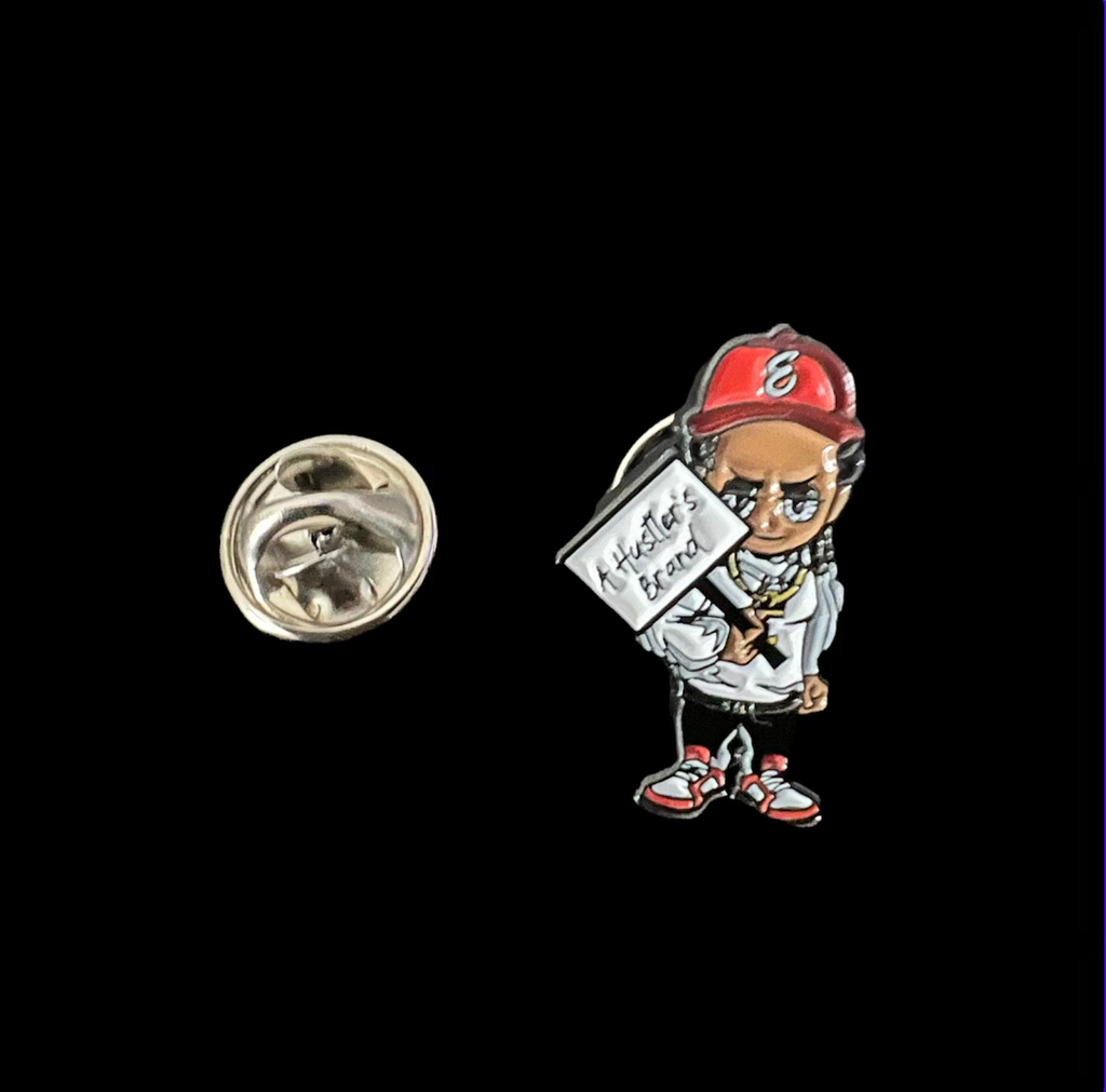 Hustle Man Pin